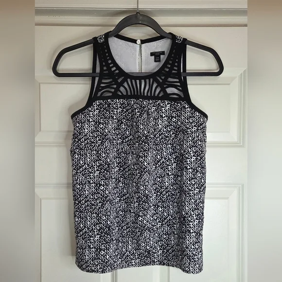 Ann Taylor Black Sleeveless Blouse - Size XsP (Petite) - Picture 1 of 6